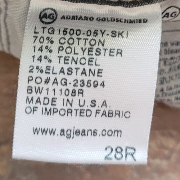 AG Jeans Absolute Legging Extreme Skinny Gray 26 - Picture 6 of 8